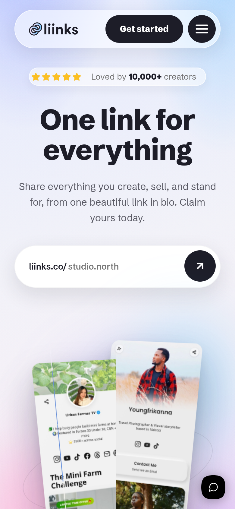 Homepage / Lander