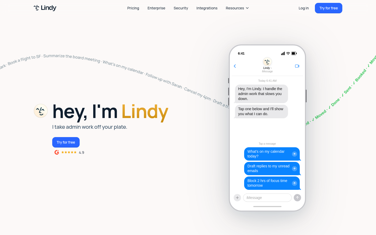 Captured Homepage / Lander