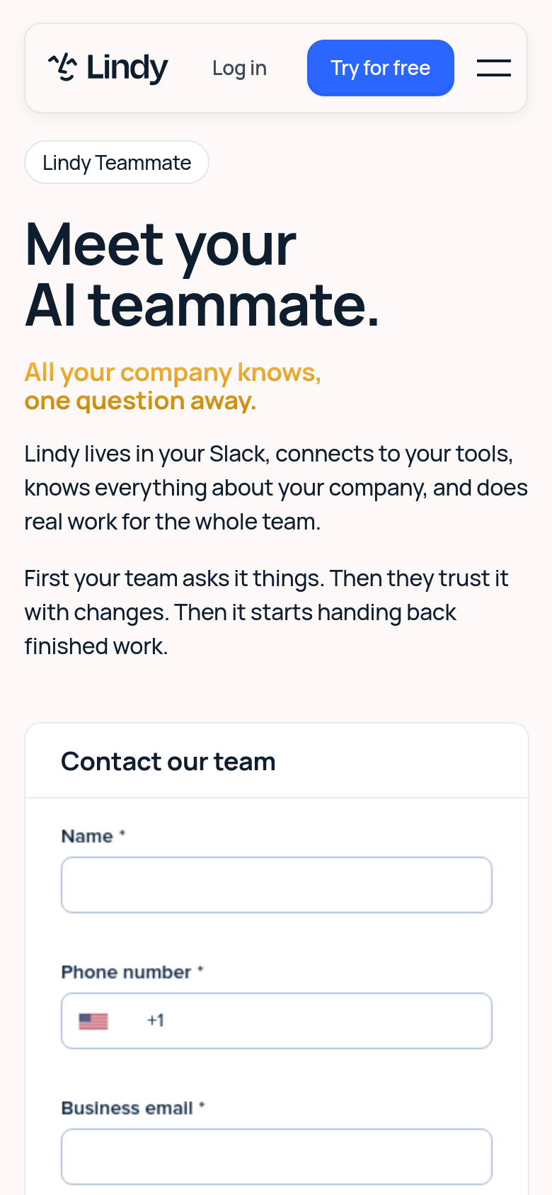 Contact Sales