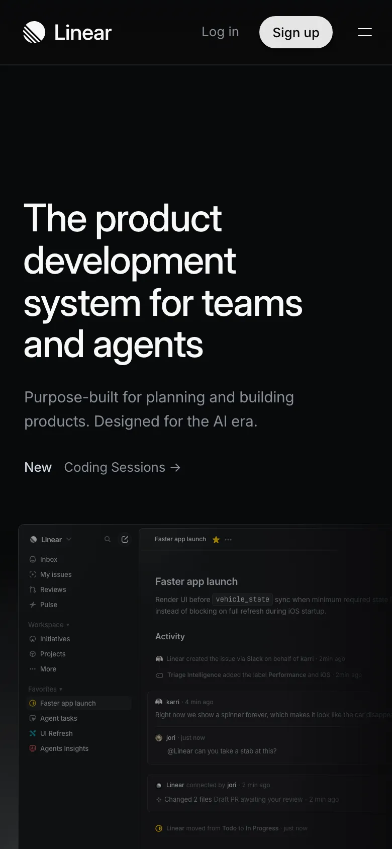 Homepage / Lander
