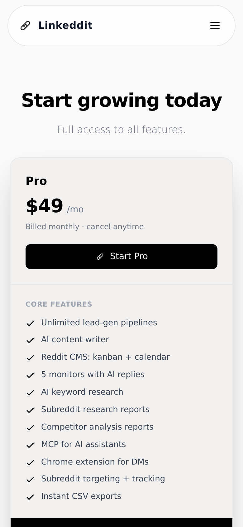 Pricing