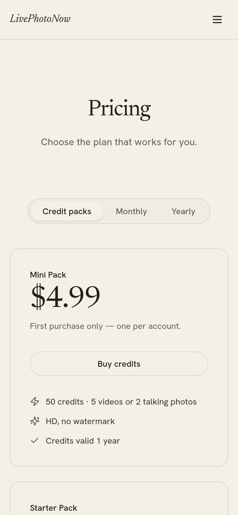 Pricing
