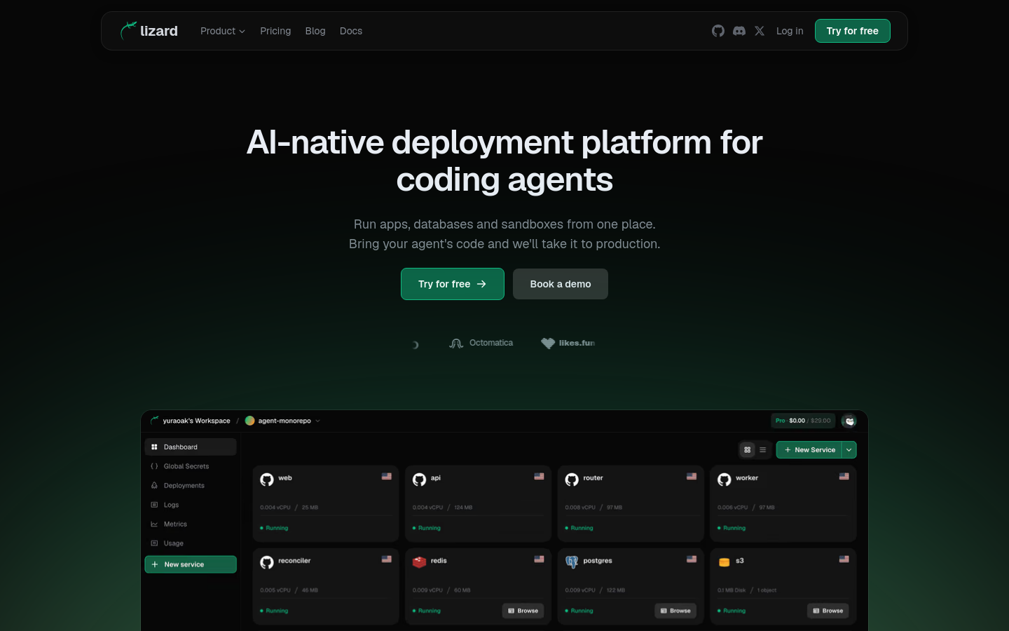 Captured Homepage / Lander
