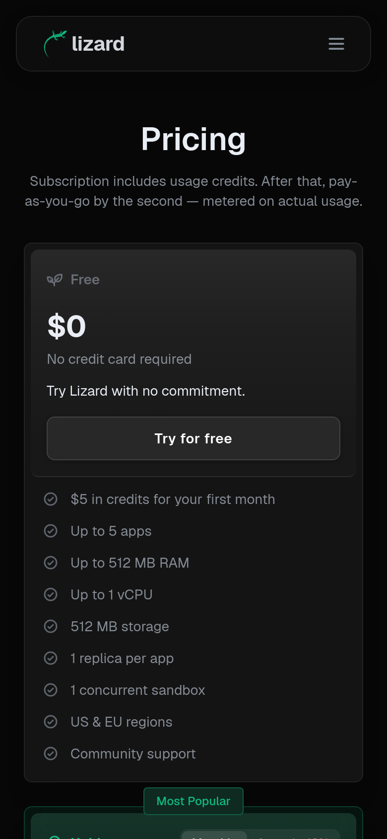 Pricing