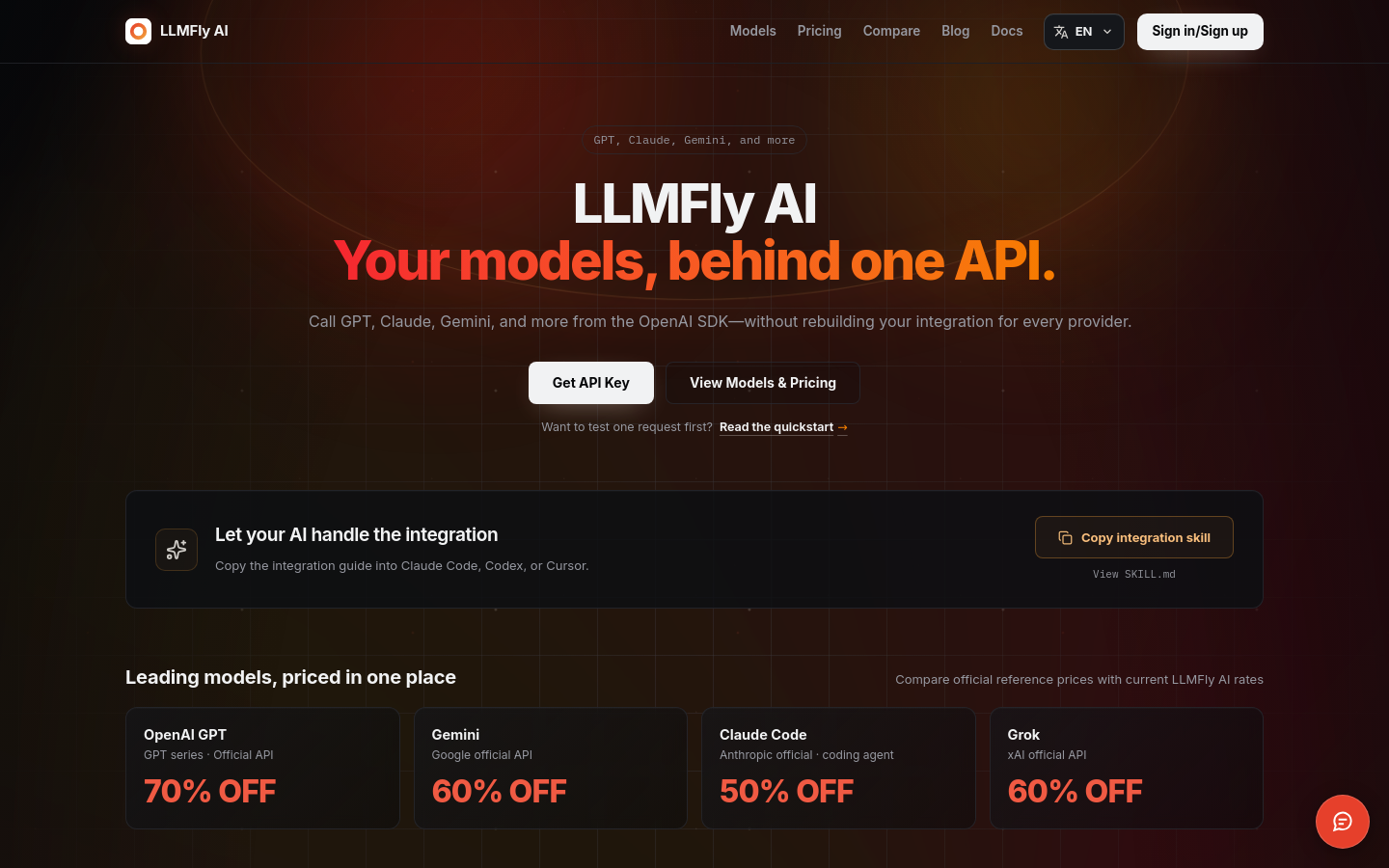 Captured Homepage / Lander