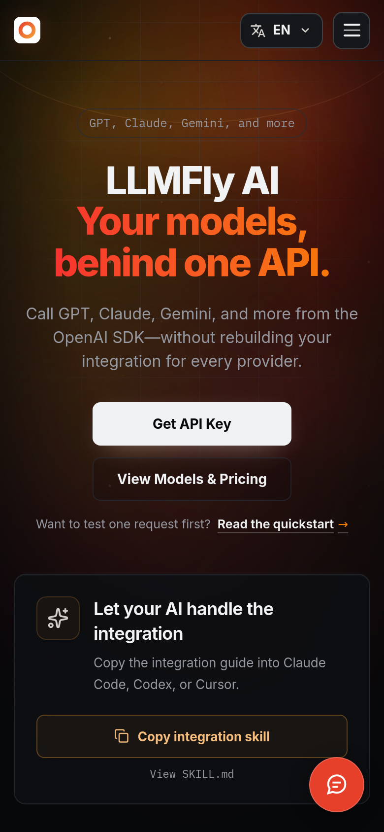 Homepage / Lander