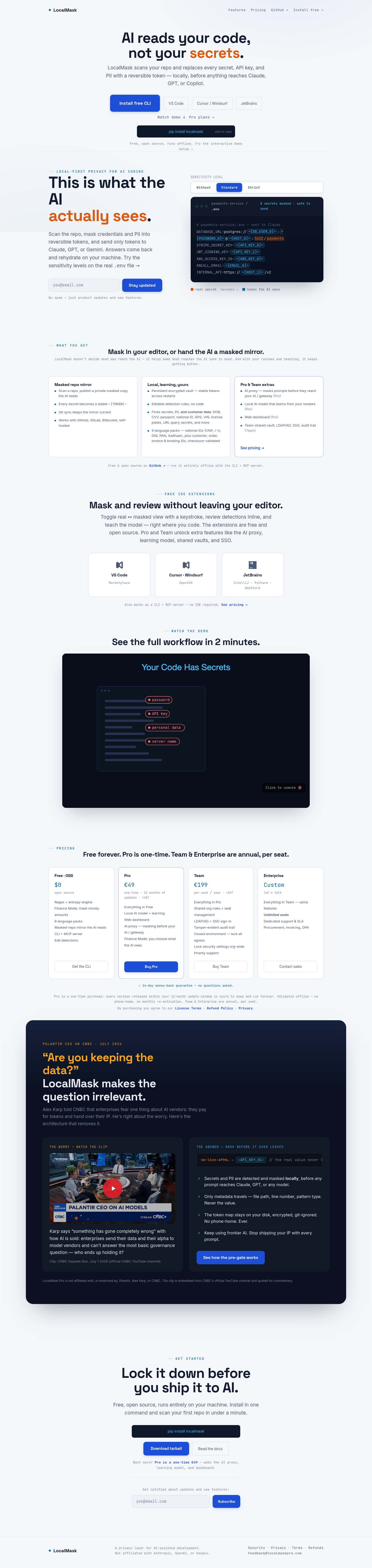 localmaskpro.com — The Trust Wall