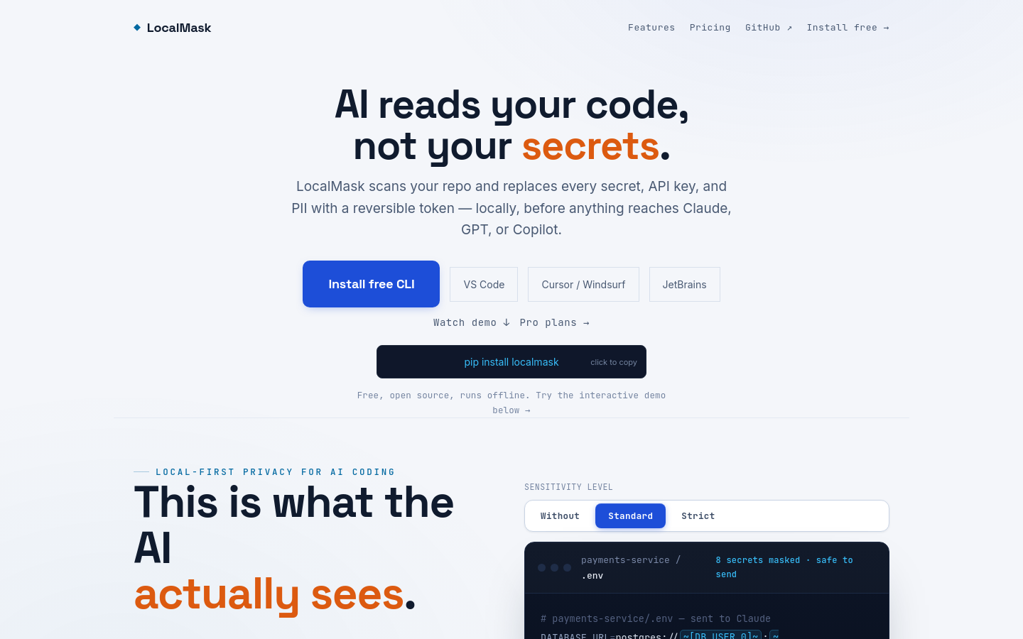 Captured Homepage / Lander