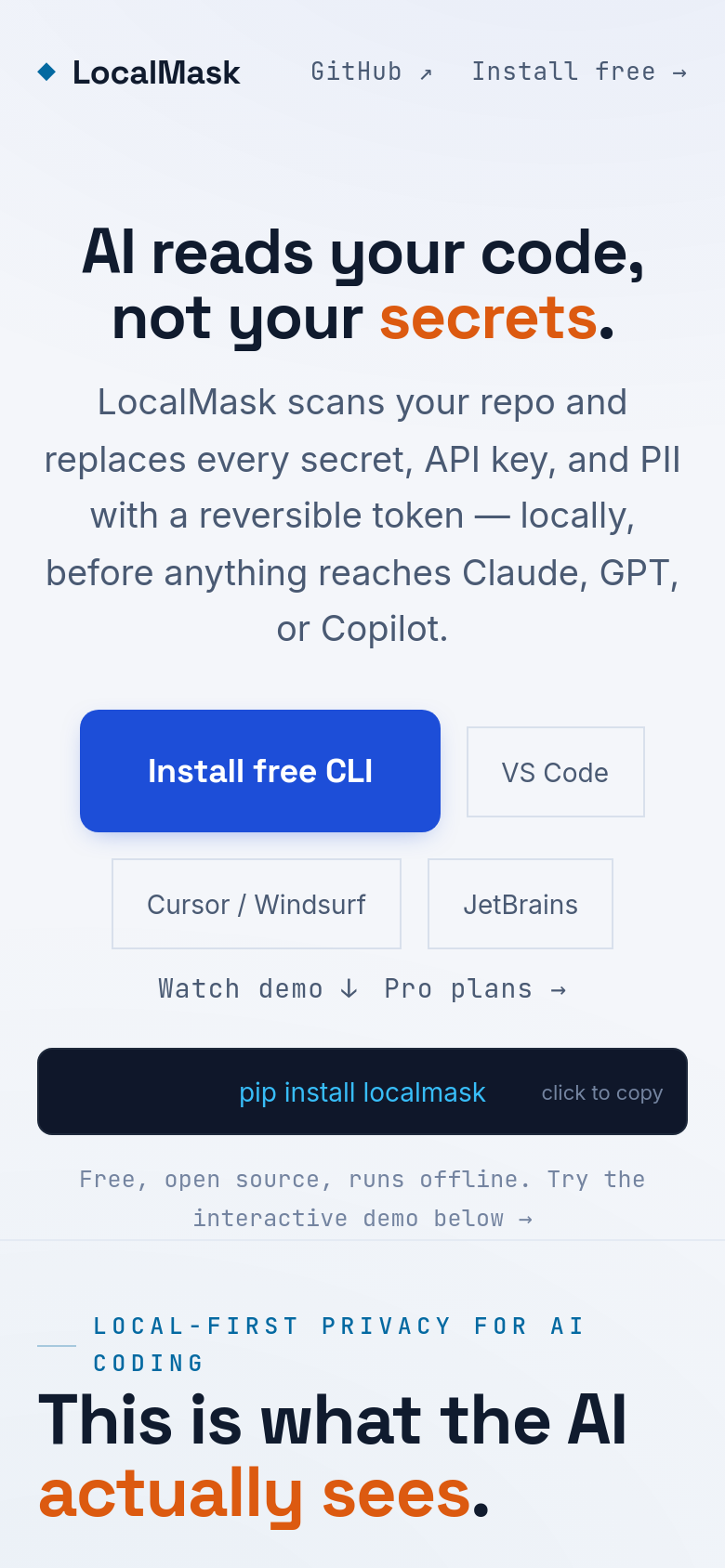 Homepage / Lander