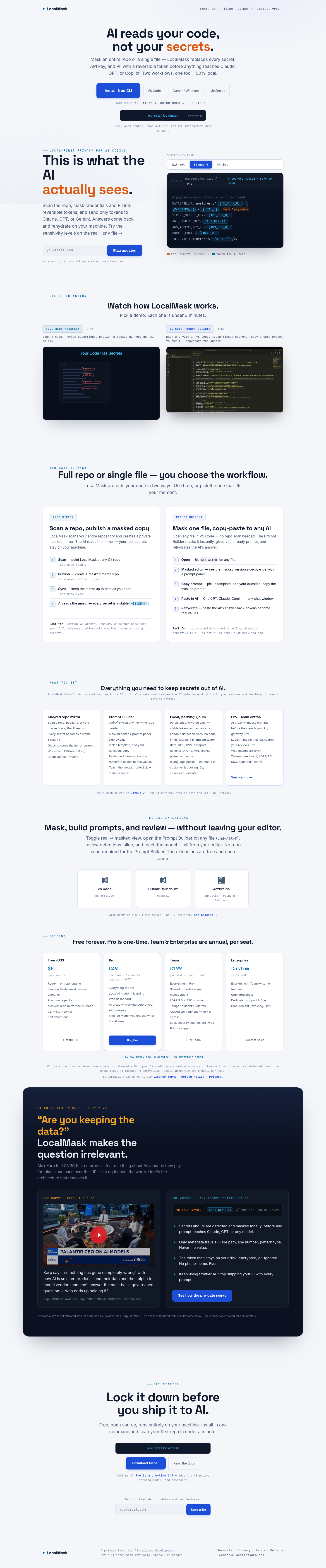 localmaskpro.com — The Trust Wall