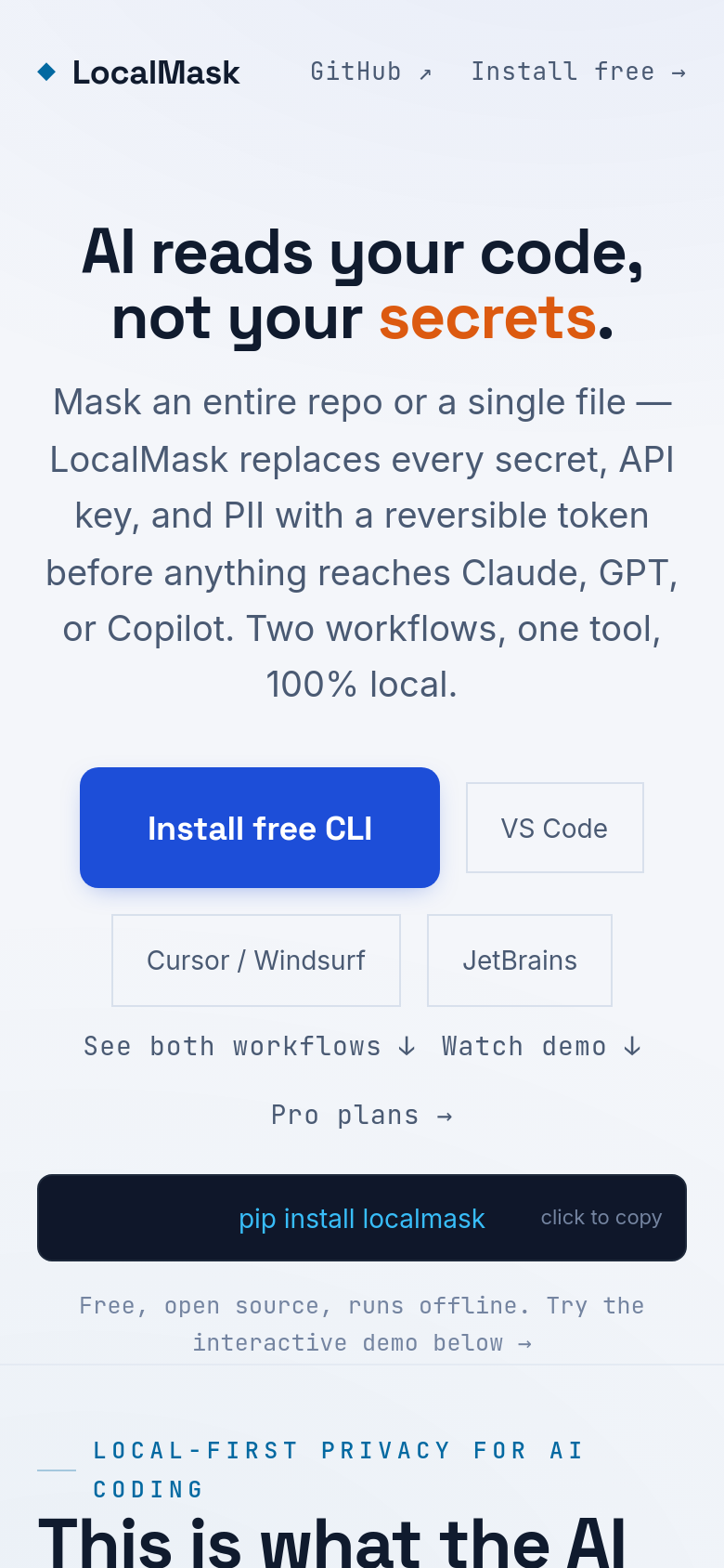 Homepage / Lander