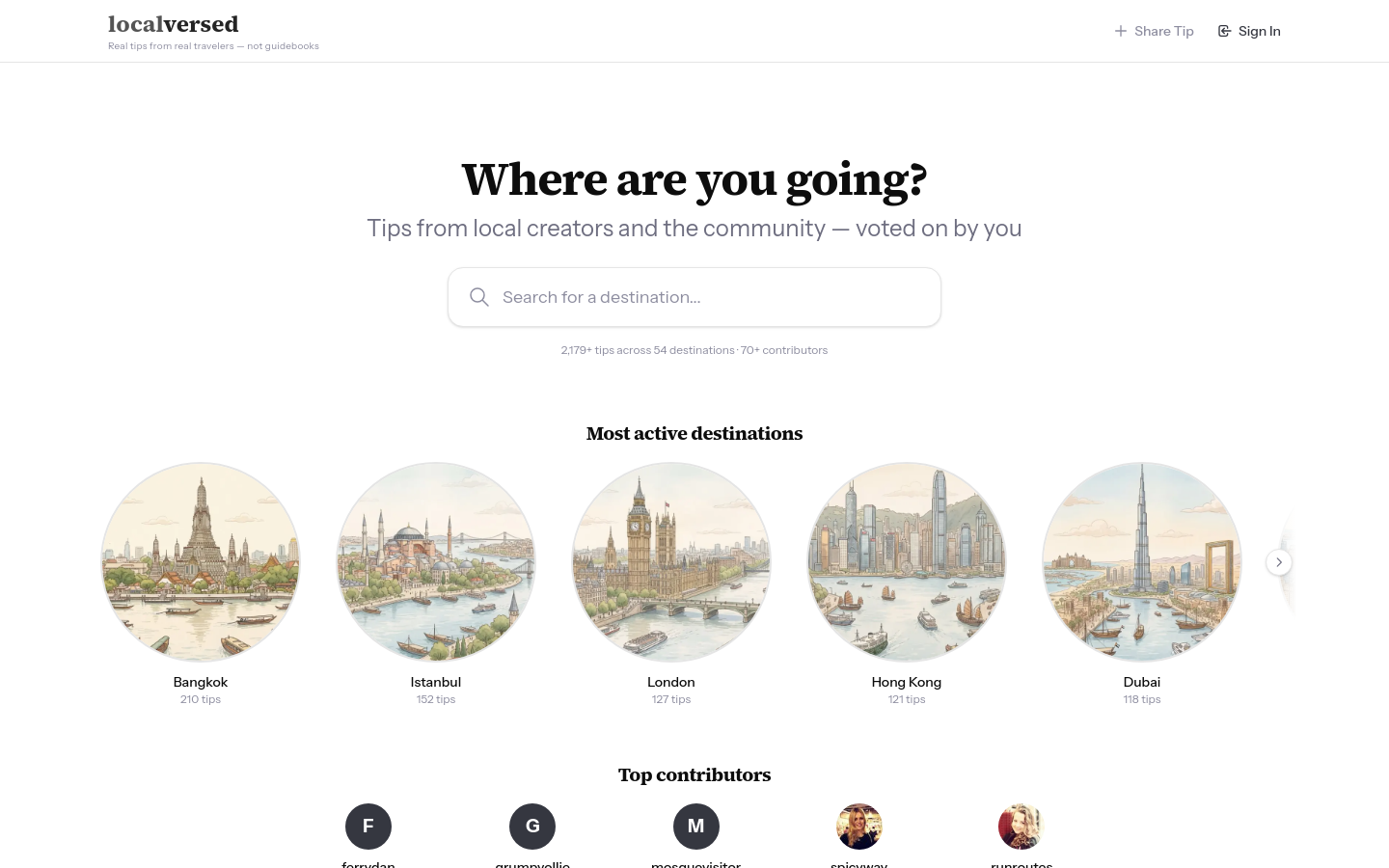 Captured Homepage / Lander