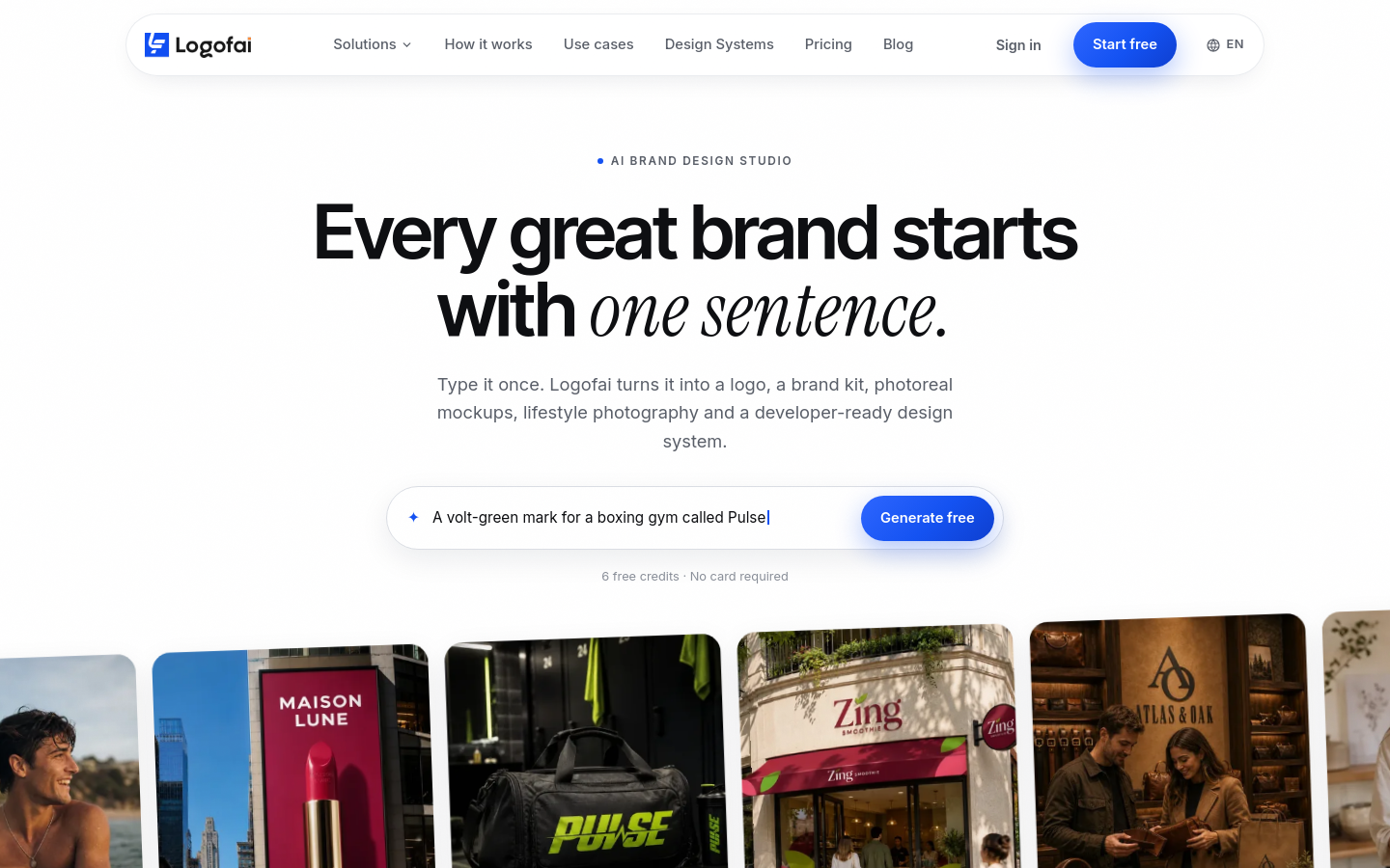 Captured Homepage / Lander