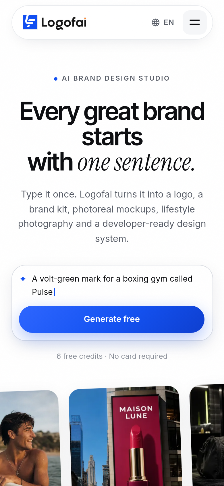 Homepage / Lander
