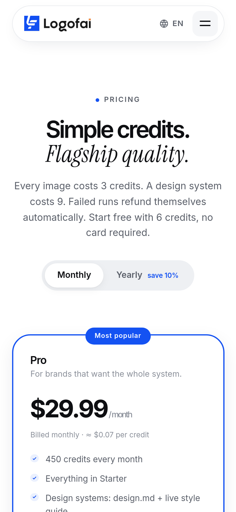Pricing