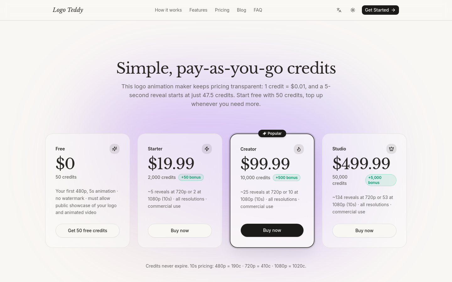 Pricing