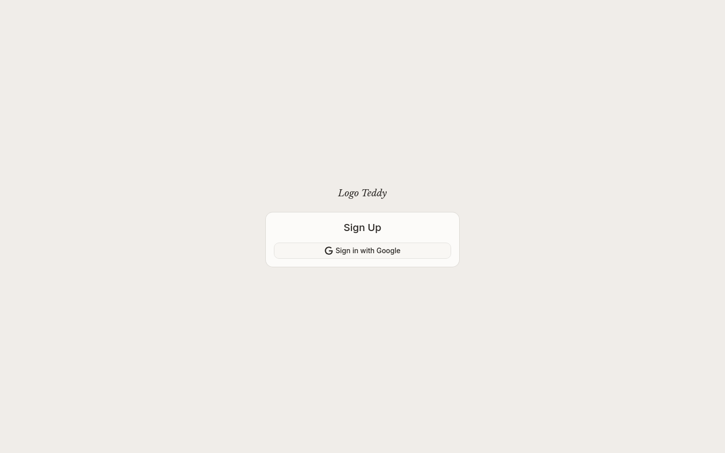 Sign Up