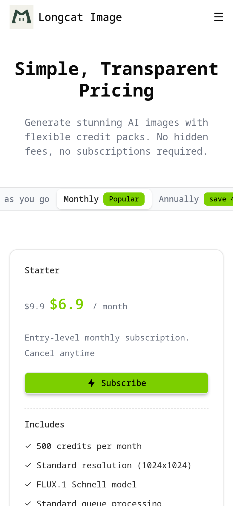 Pricing