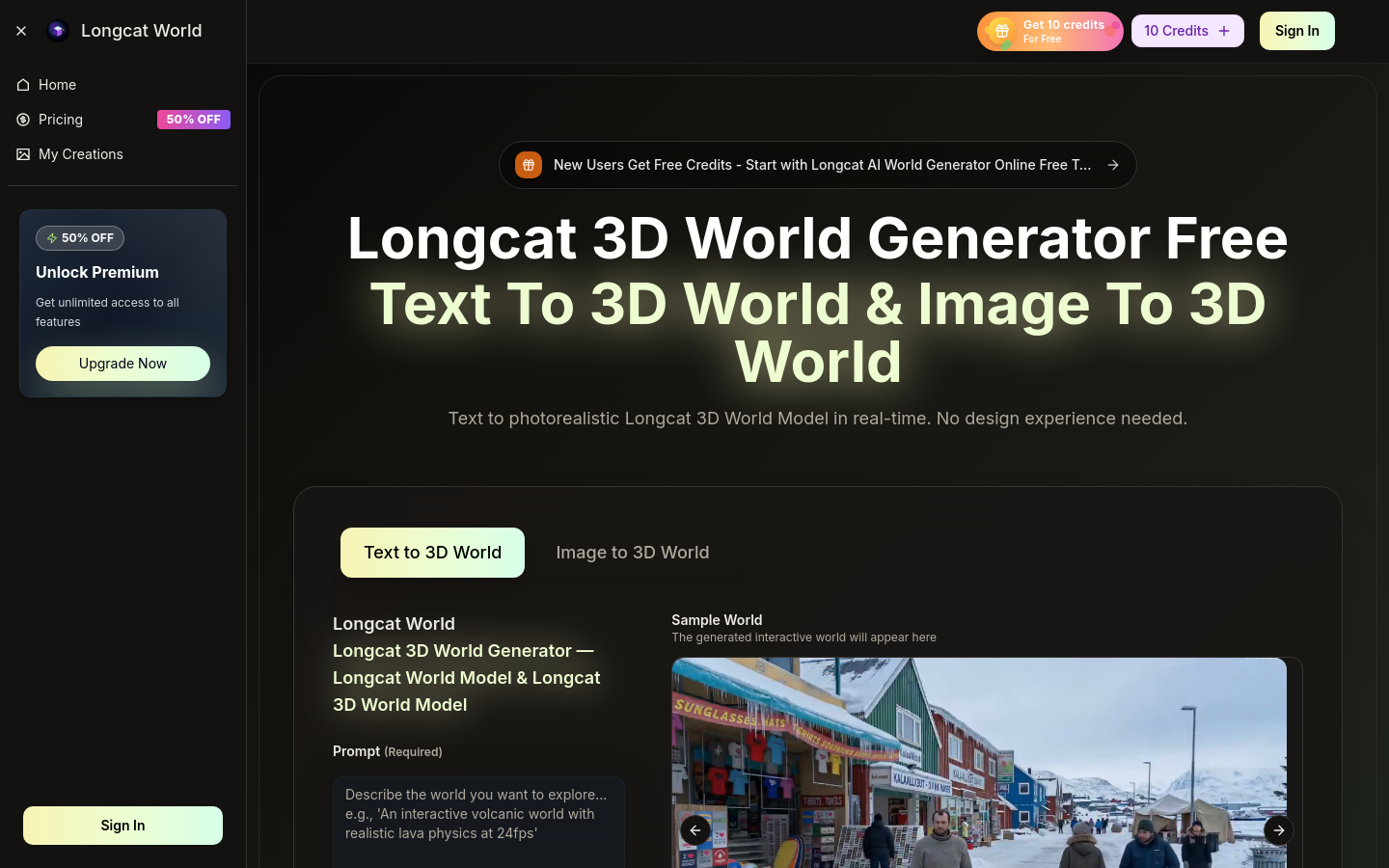 Captured Homepage / Lander