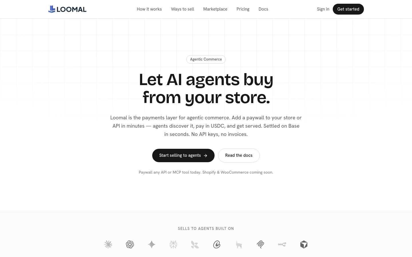 Captured Homepage / Lander