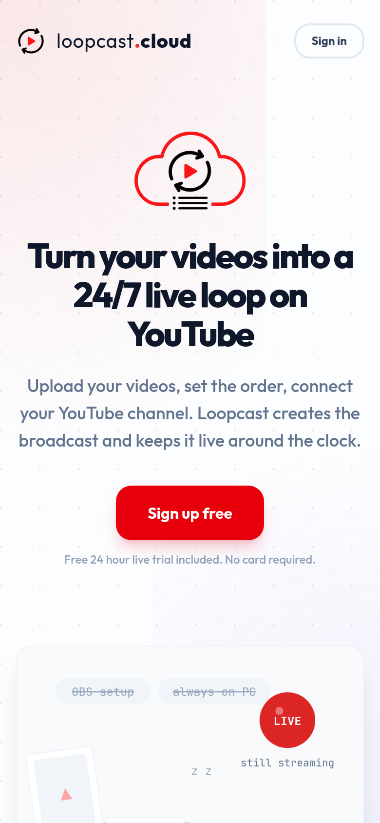 Homepage / Lander