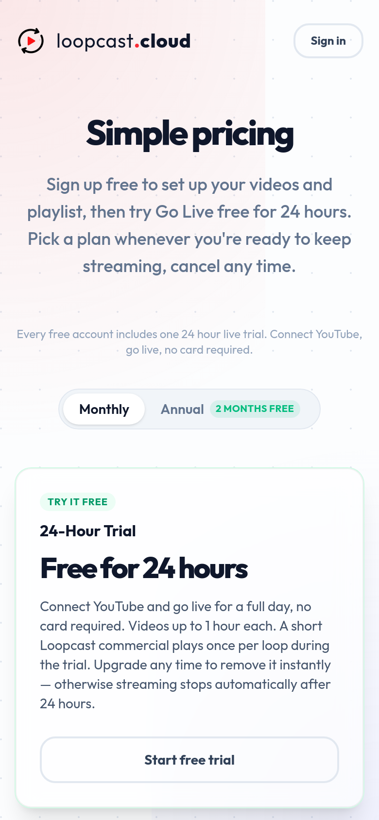 Pricing
