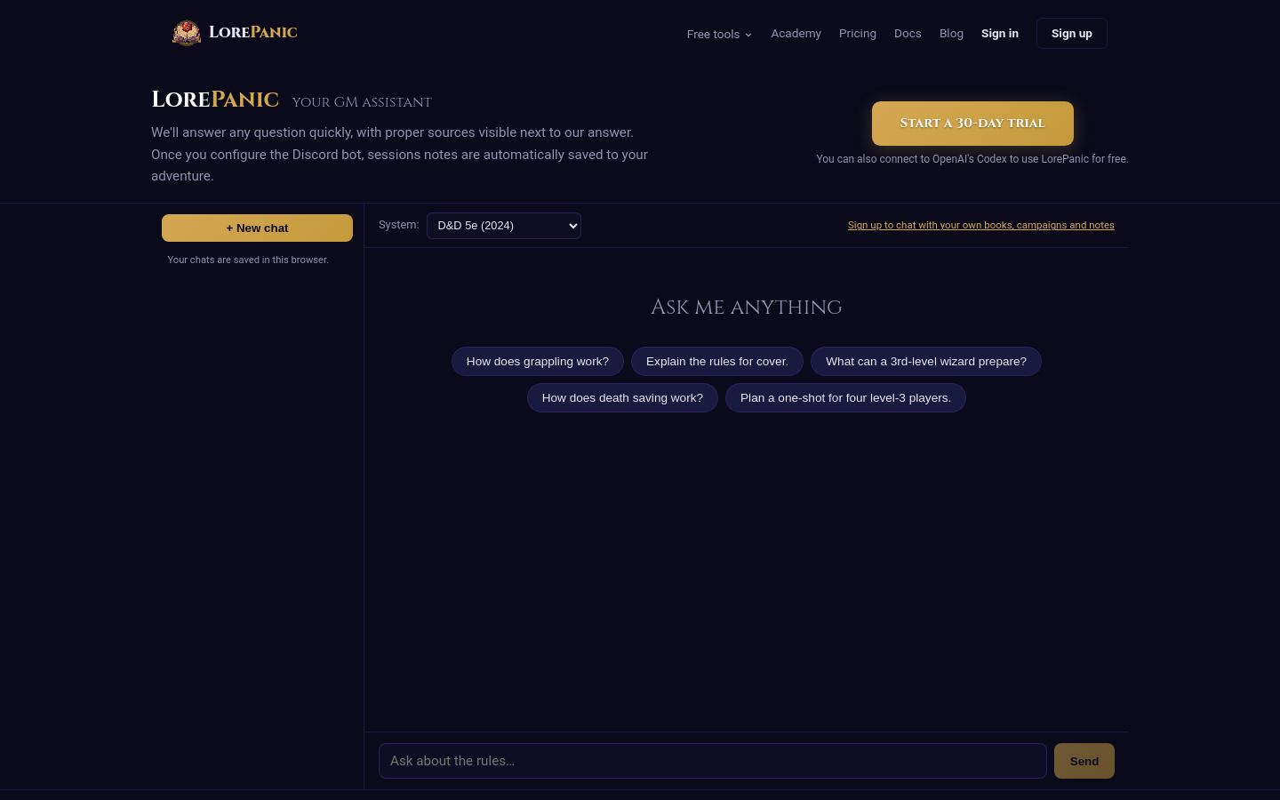 Captured Homepage / Lander