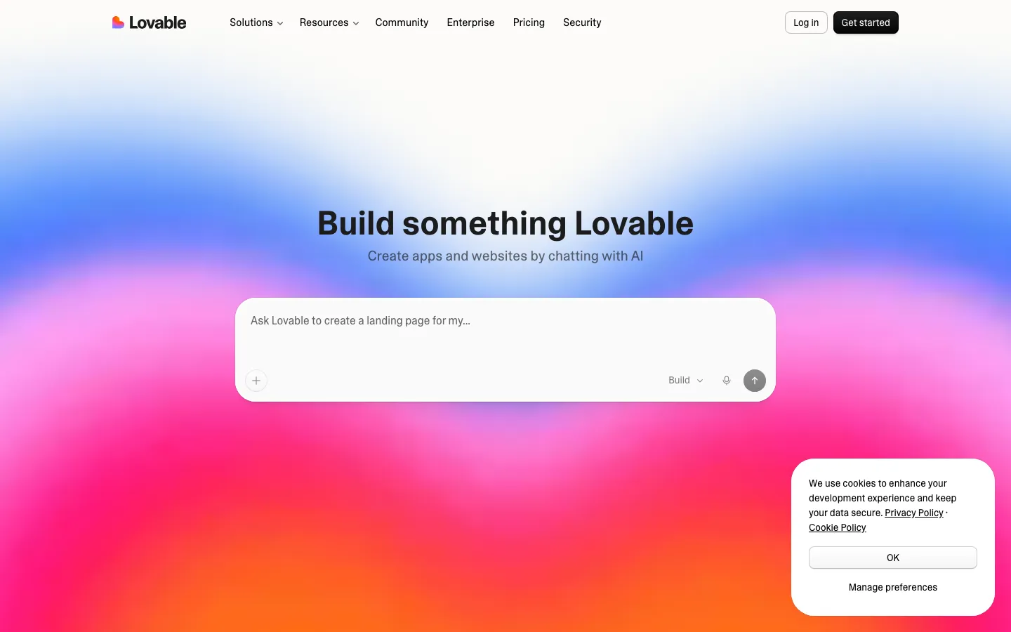 Captured Homepage / Lander