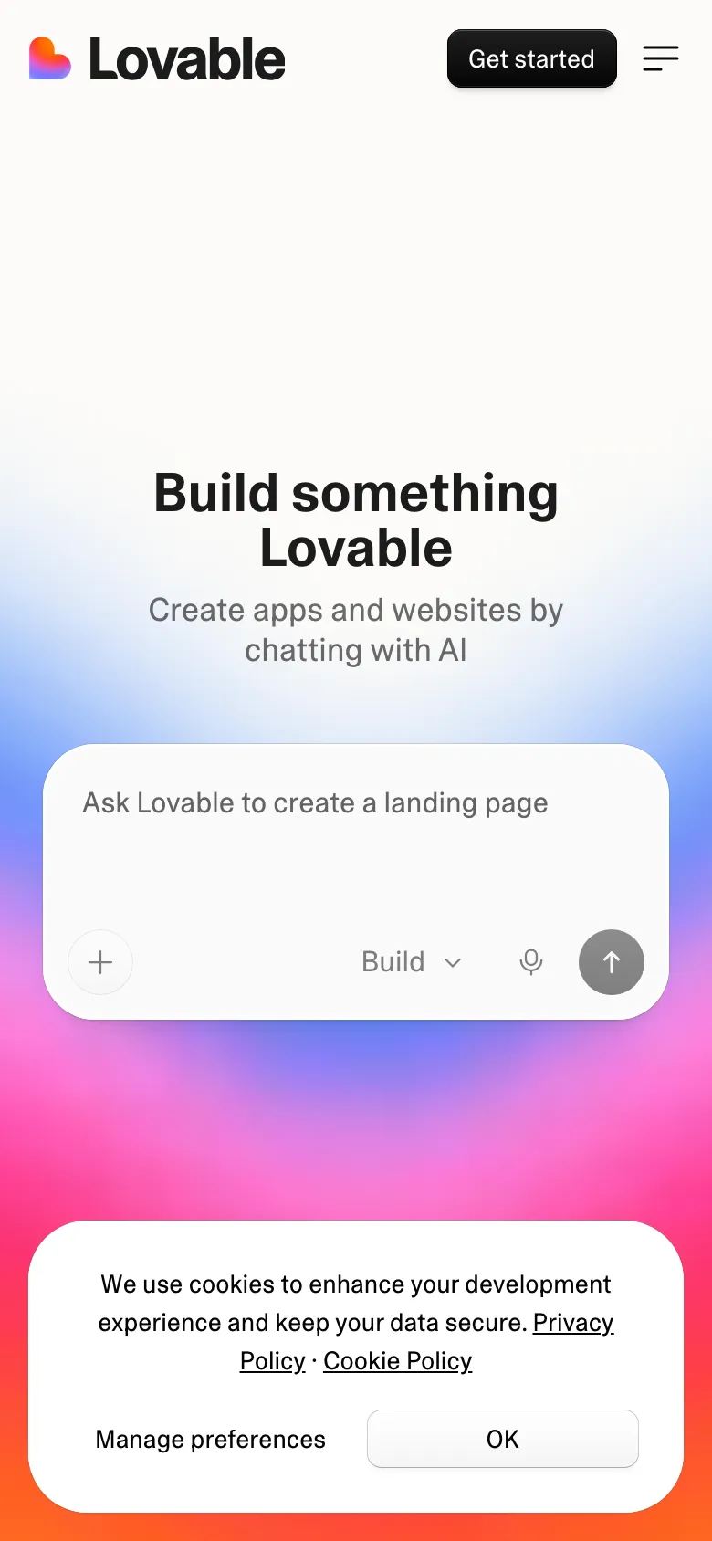 Homepage / Lander