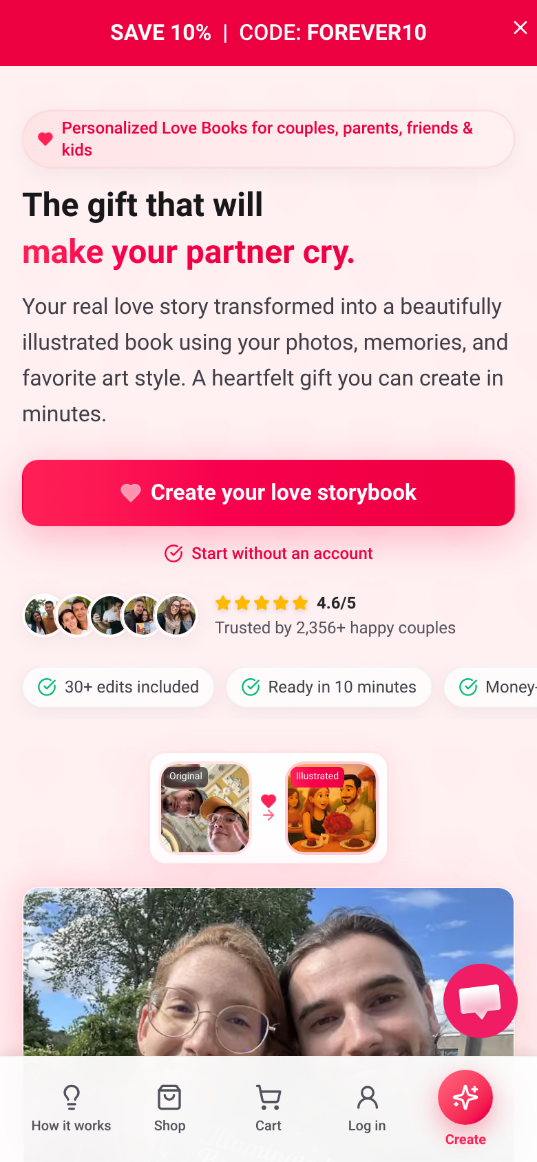 Homepage / Lander