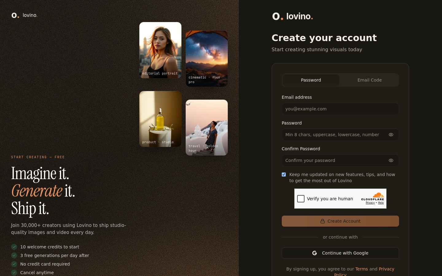 Signup