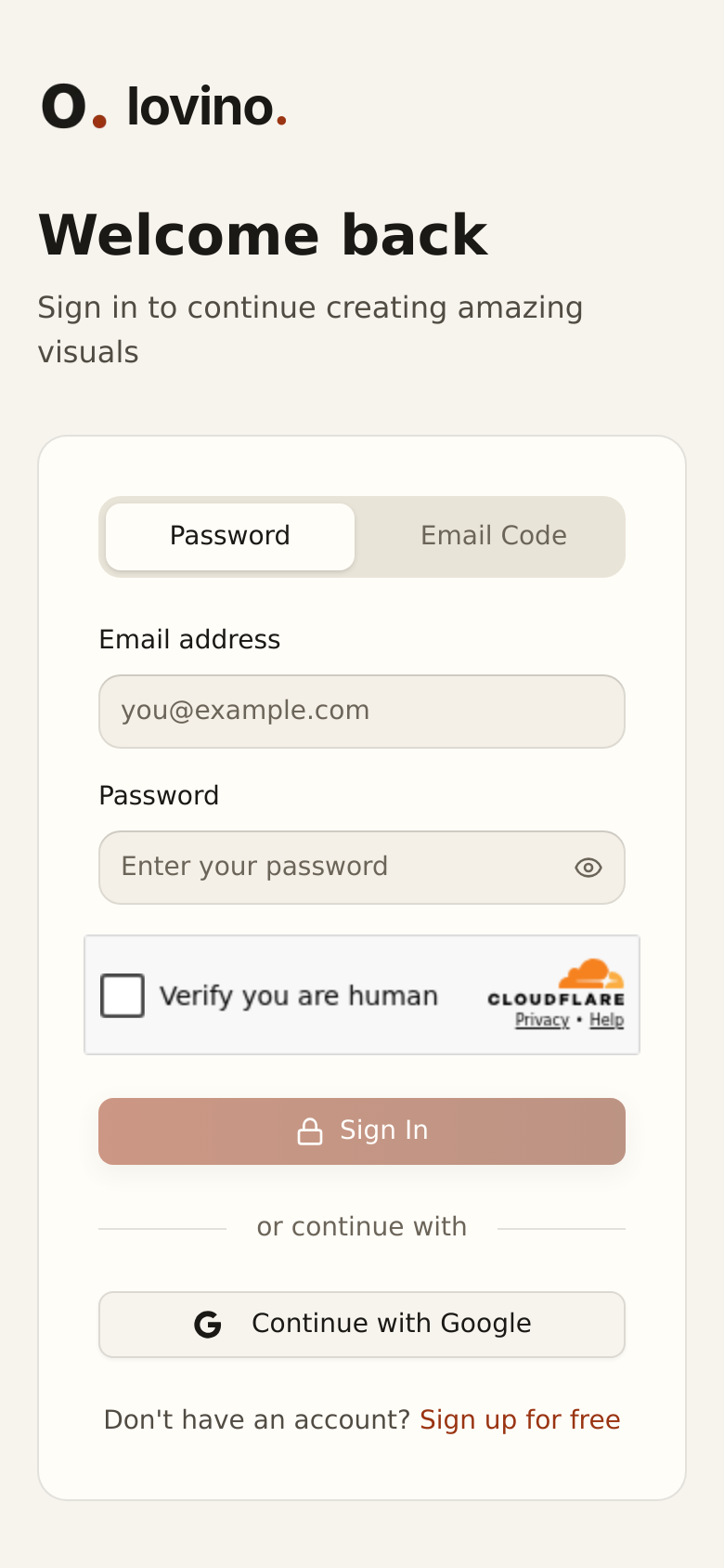 Login