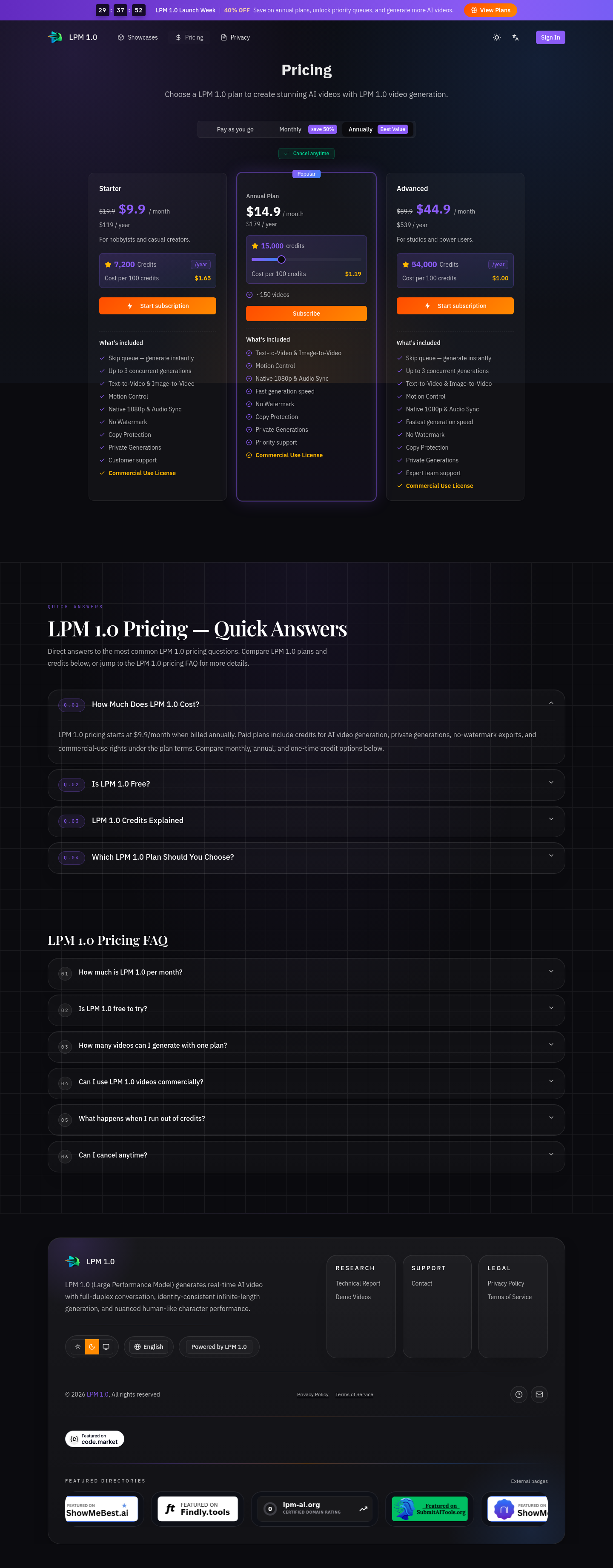 Price anchor element