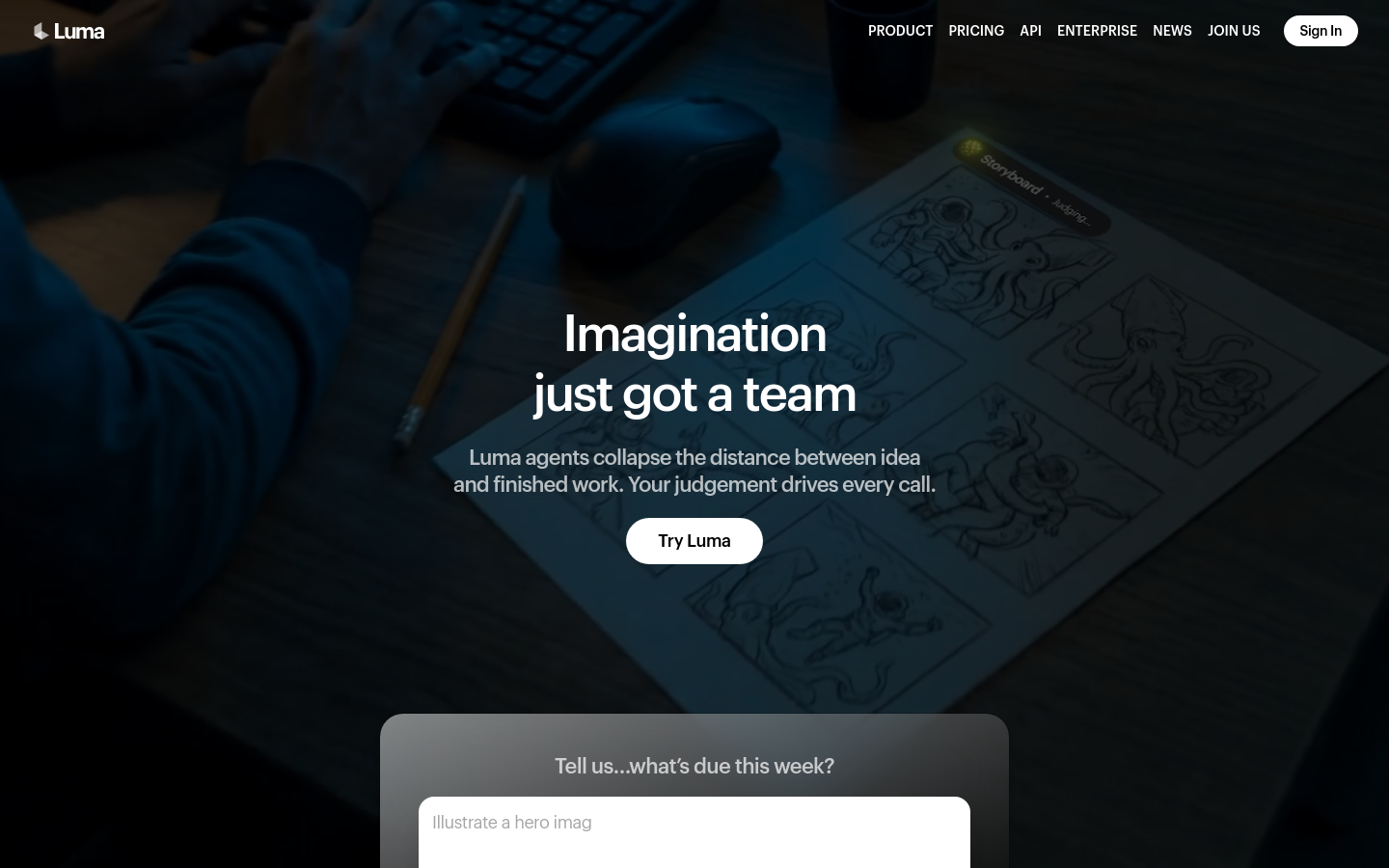 Captured Homepage / Lander