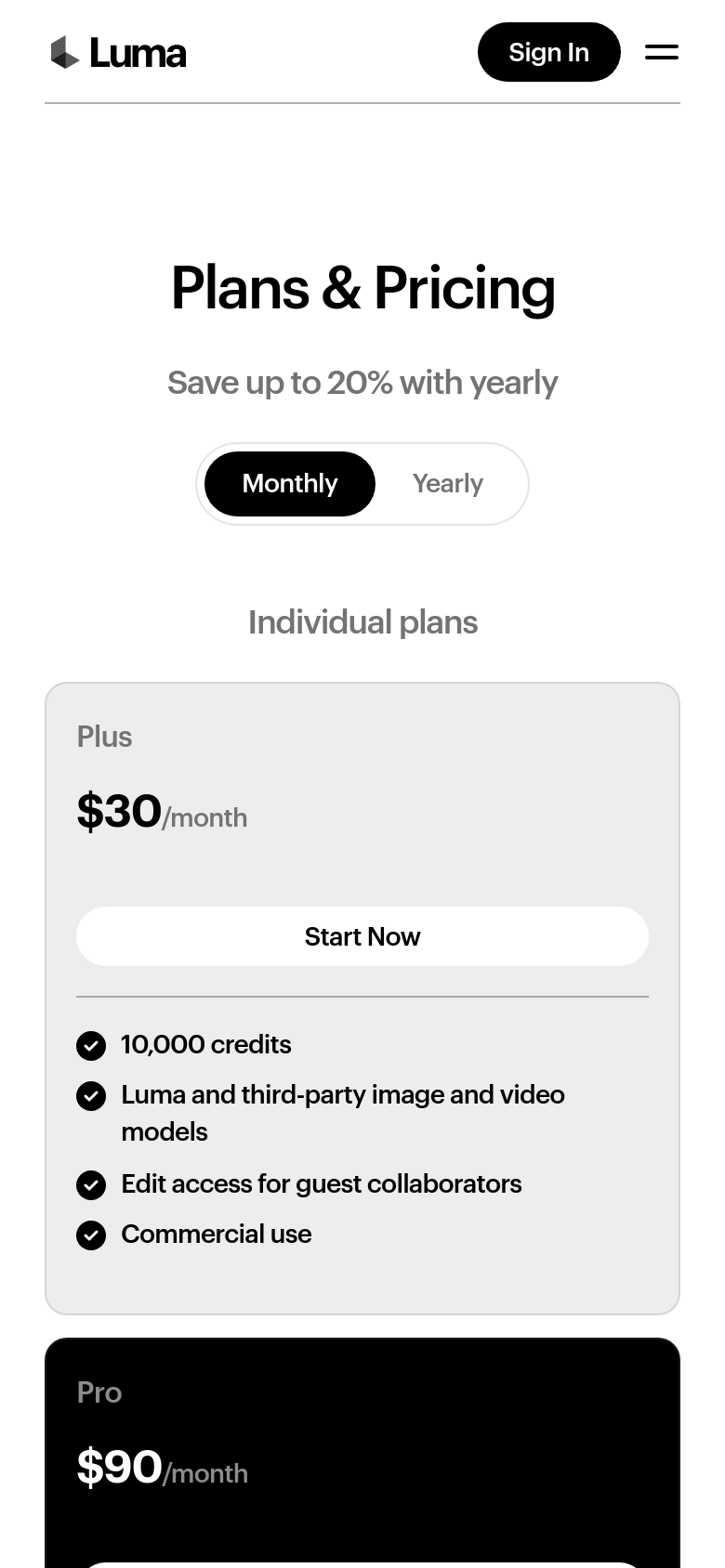 Pricing