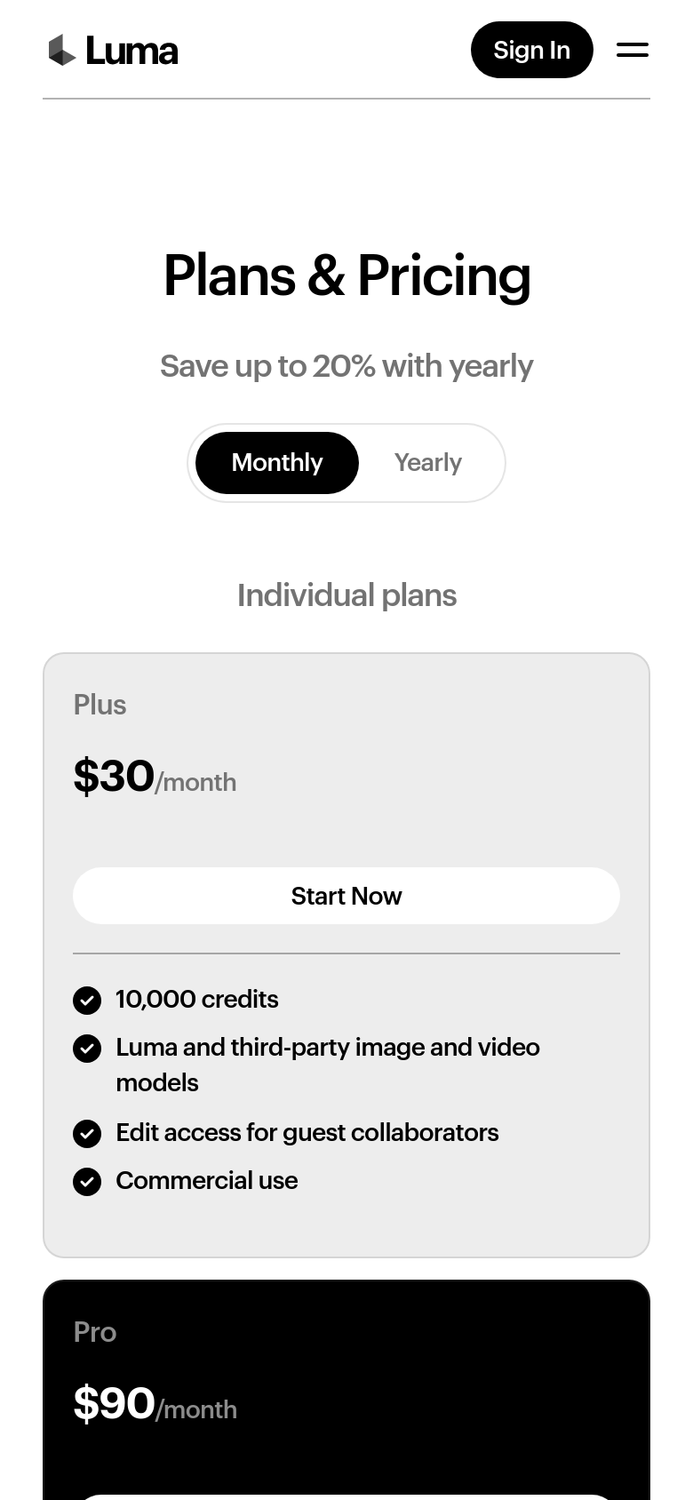 Pricing