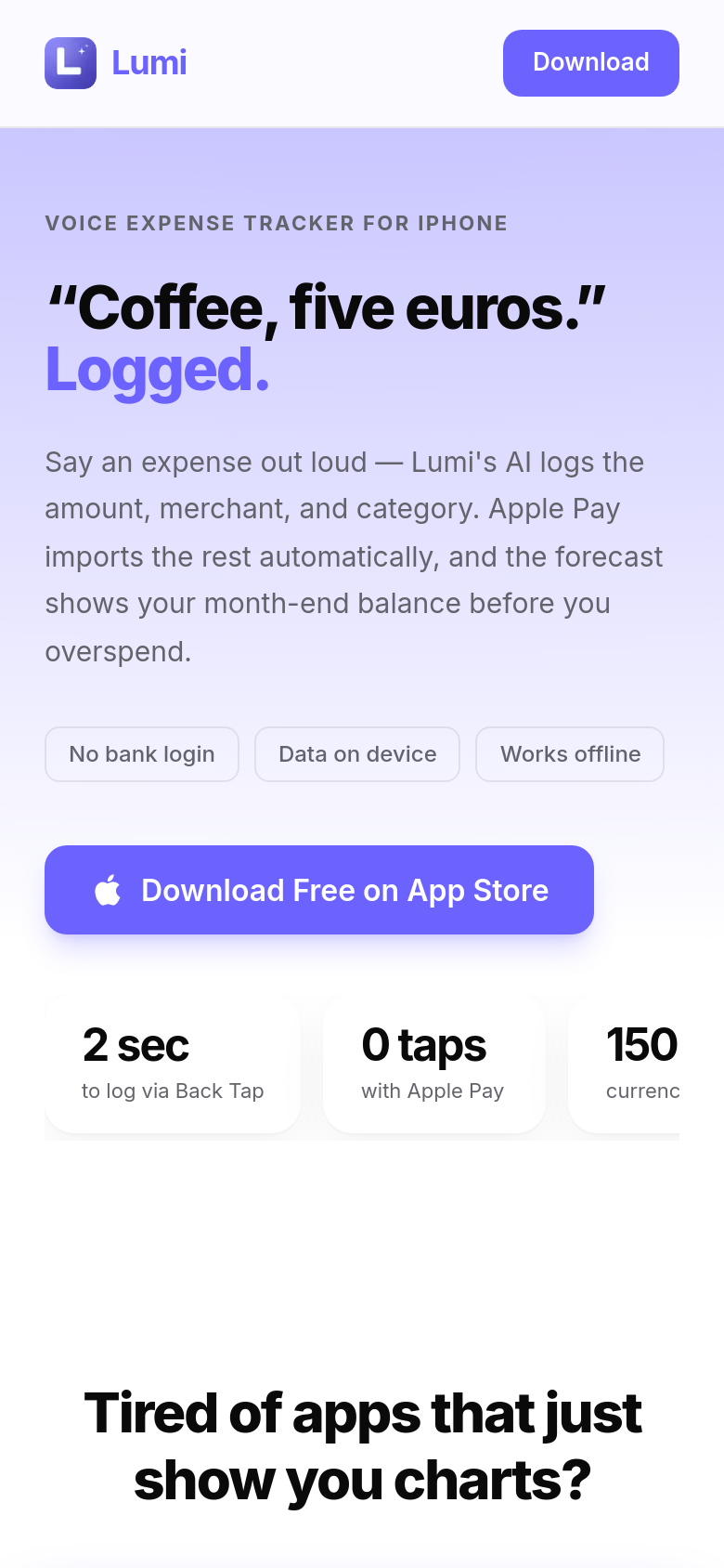 Homepage / Lander