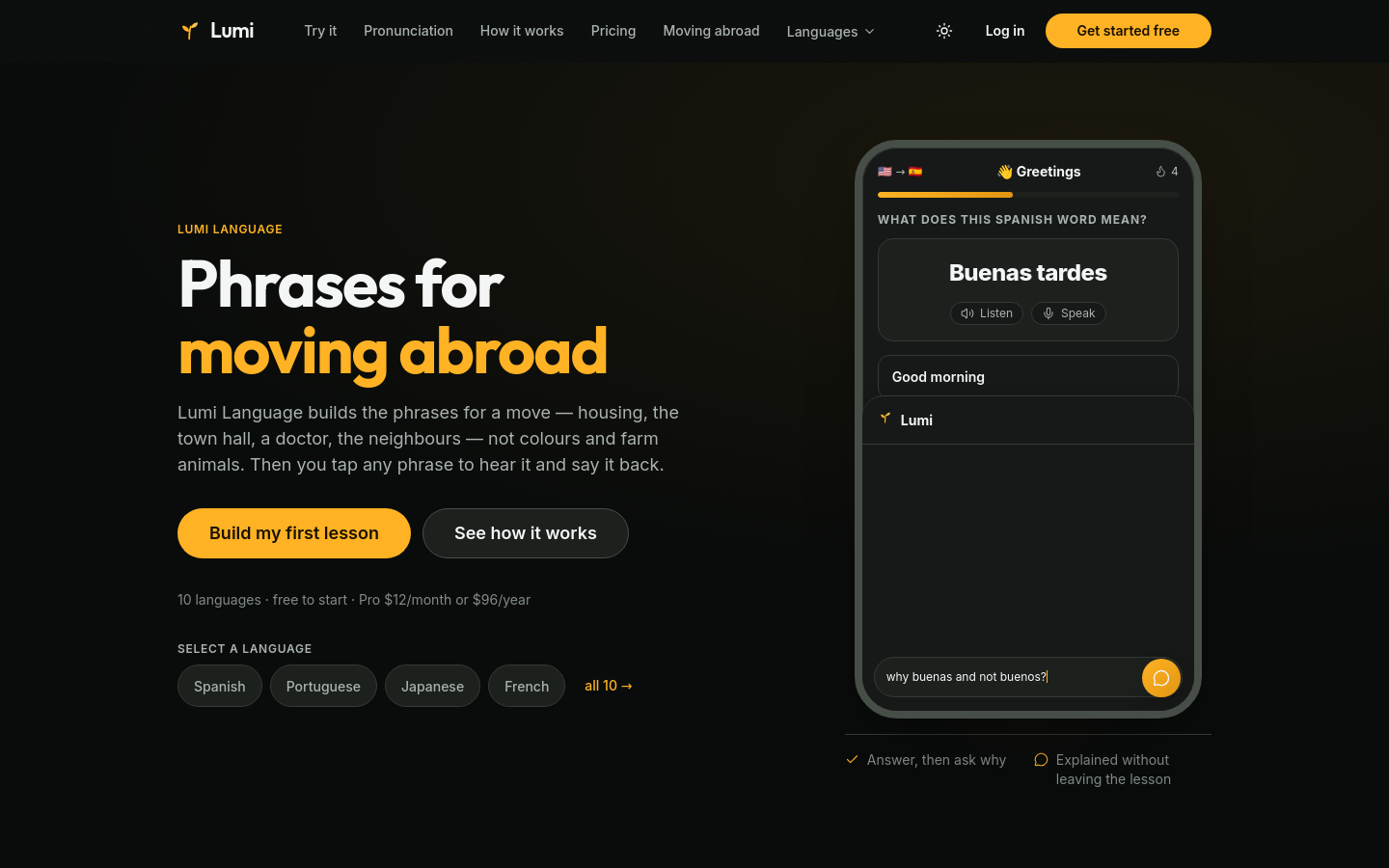 Captured Homepage / Lander