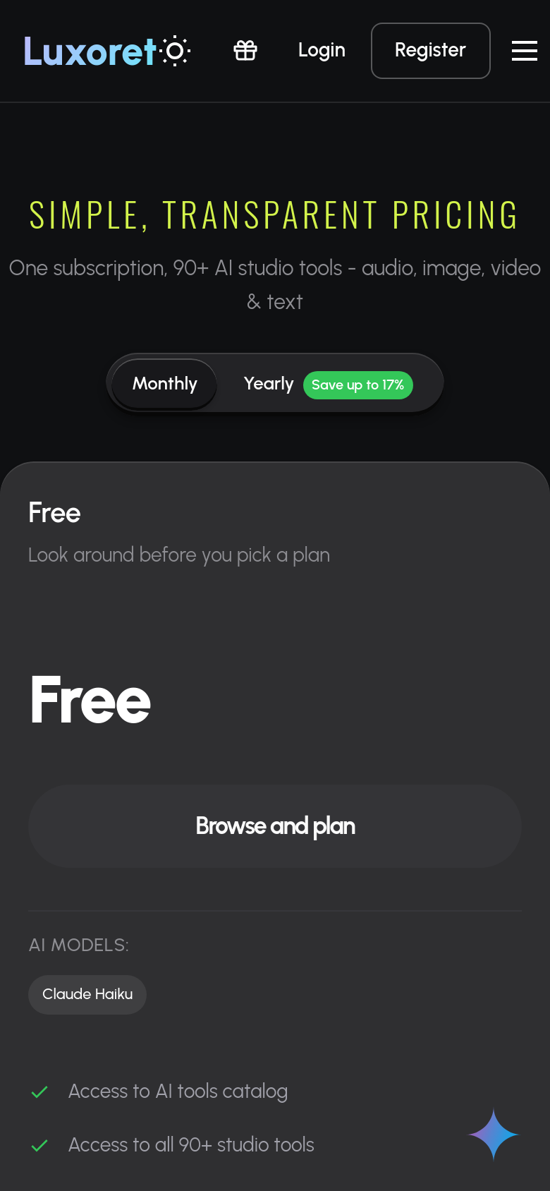Pricing