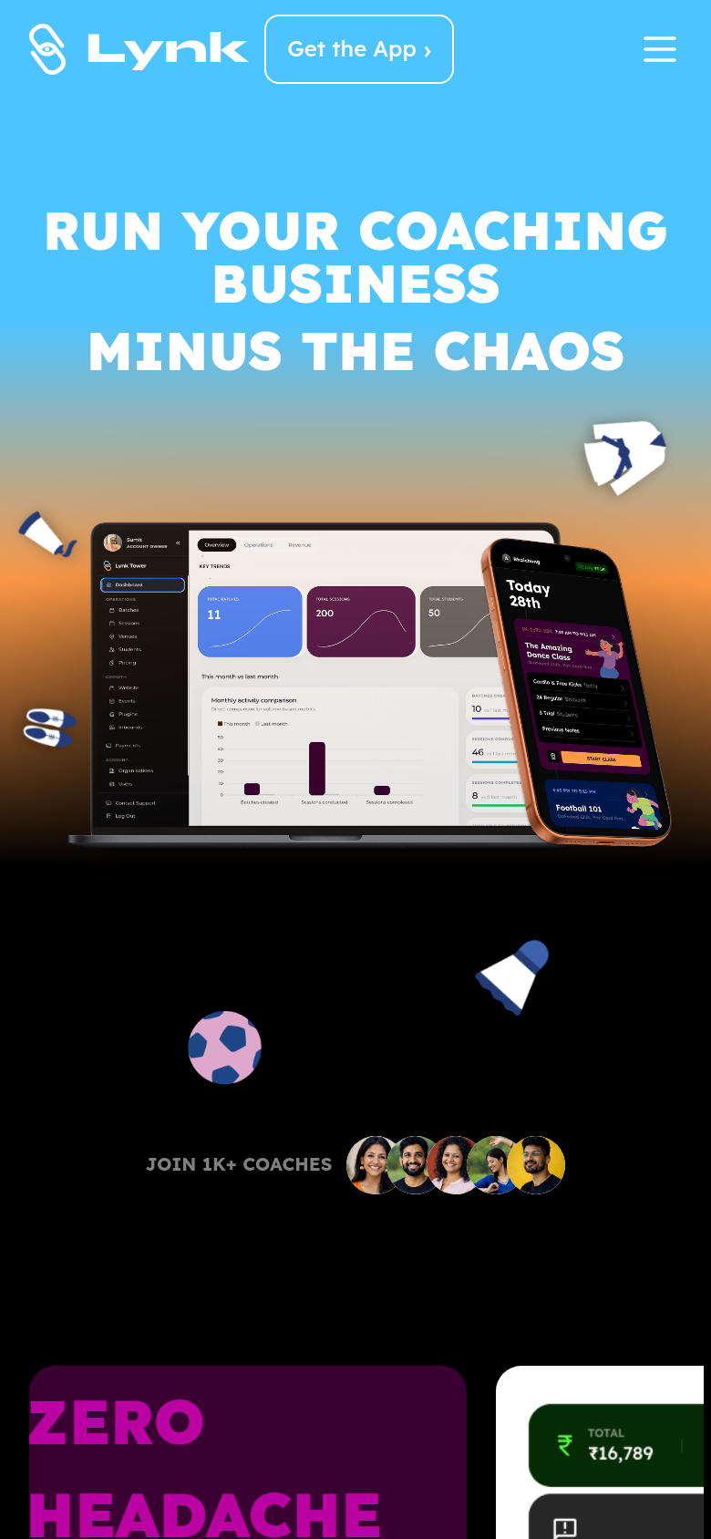 Homepage / Lander