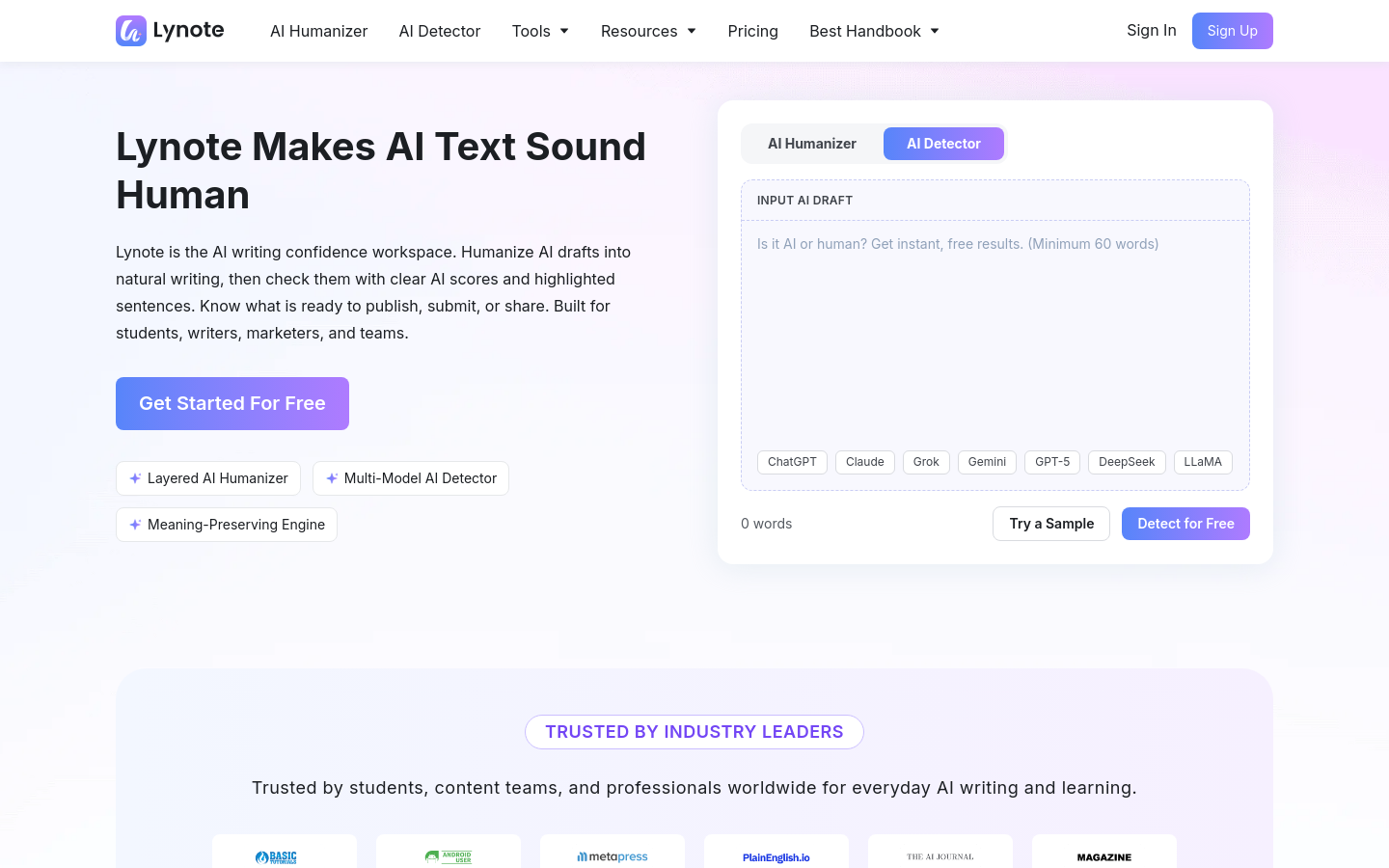Captured Homepage / Lander