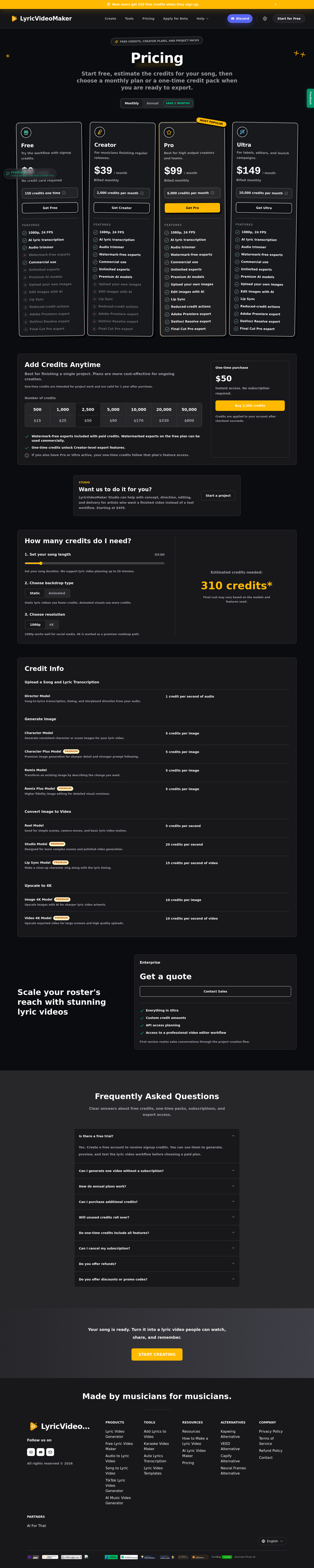 No credit card element