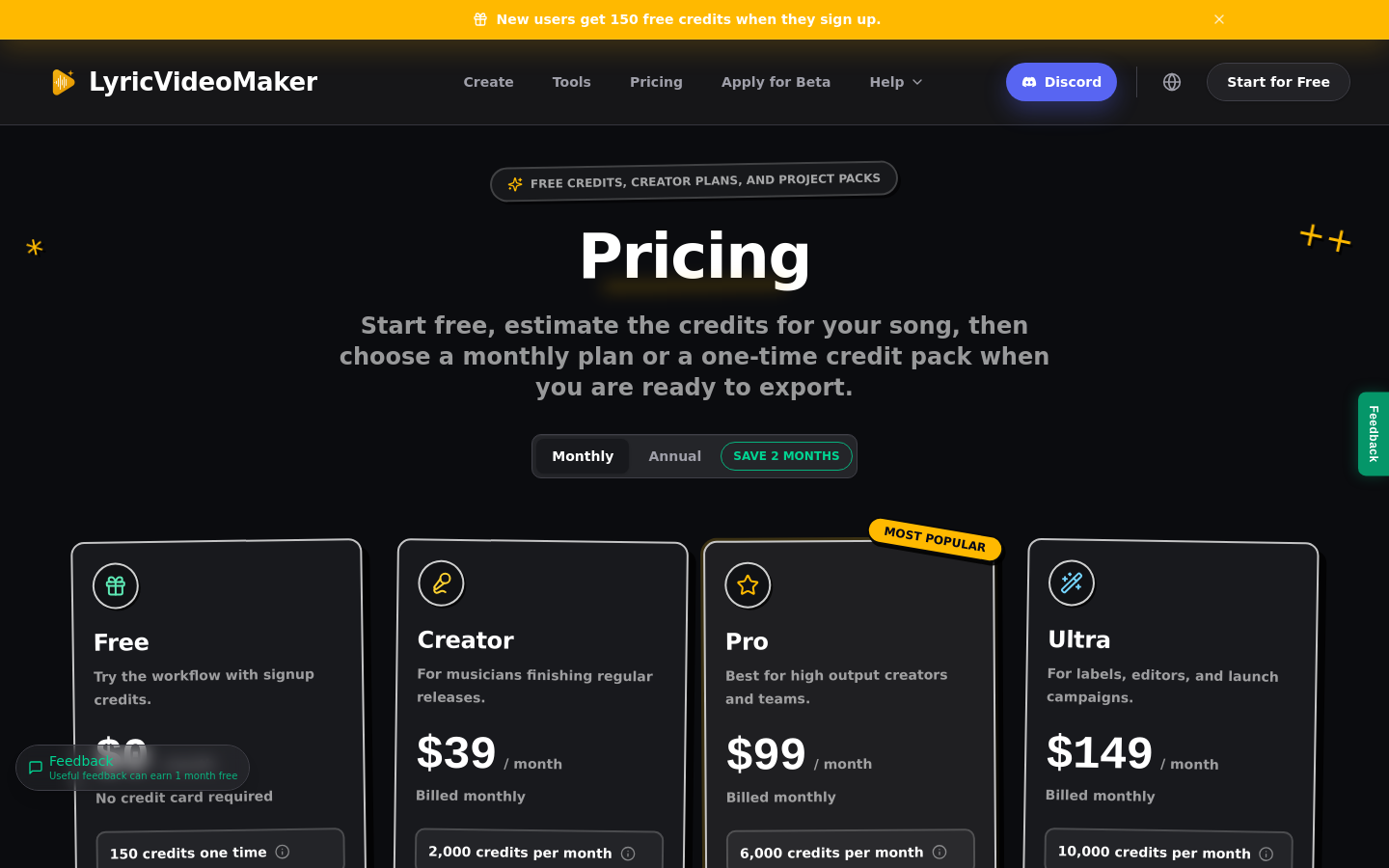 Pricing