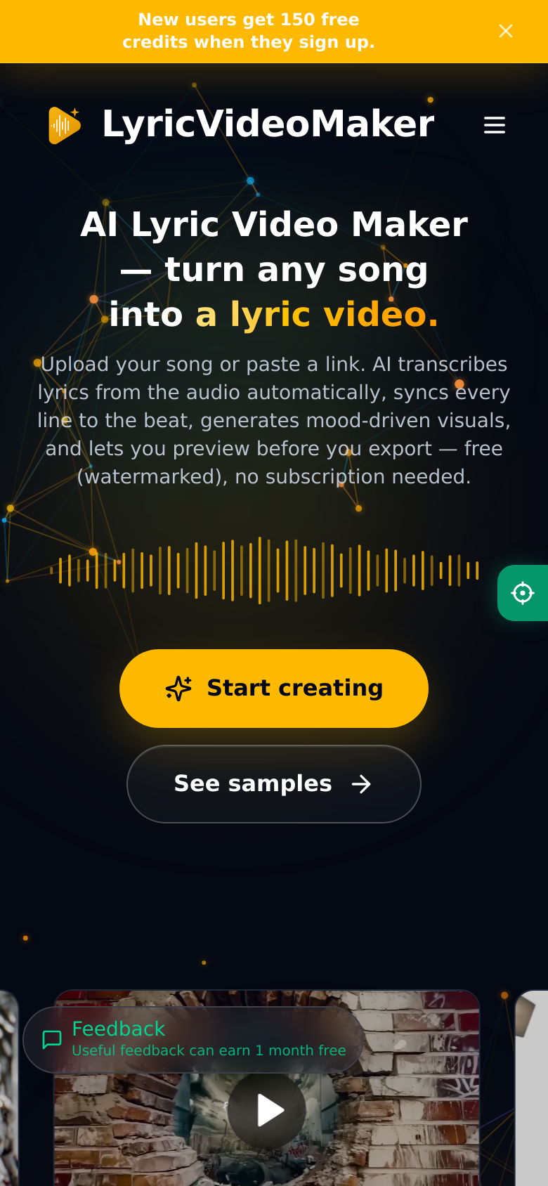 Homepage / Lander