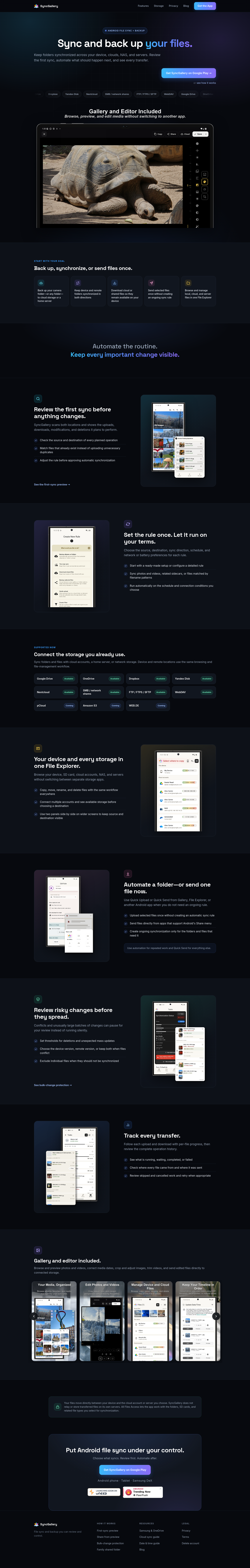 Nav section of m-apps.net