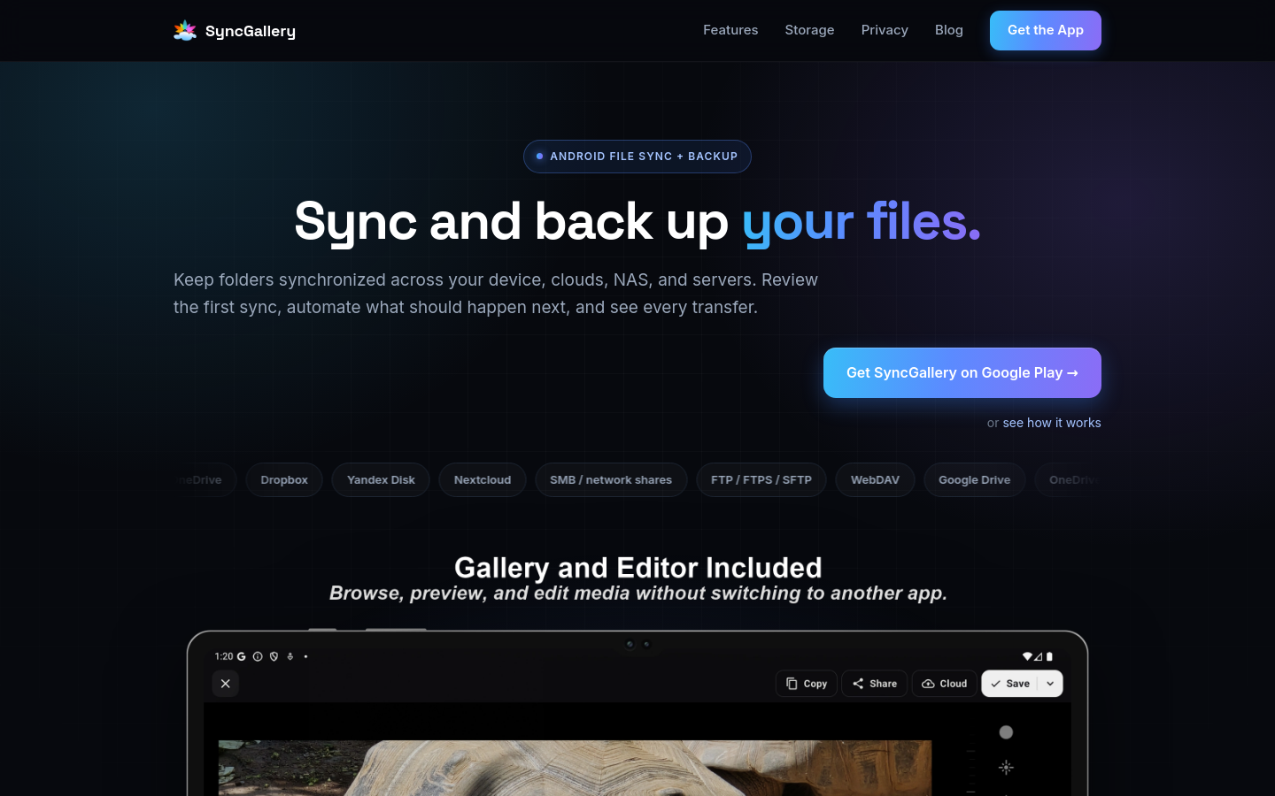 Captured Homepage / Lander