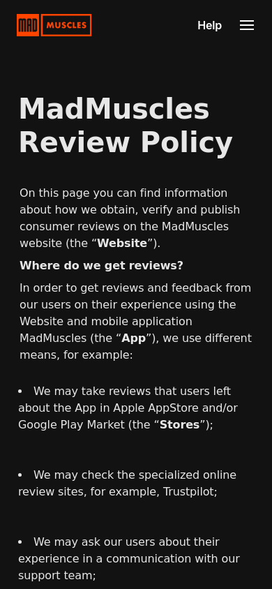 Review Policy