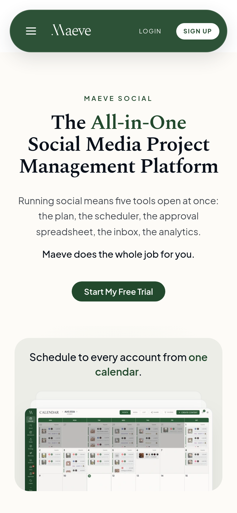 Homepage / Lander