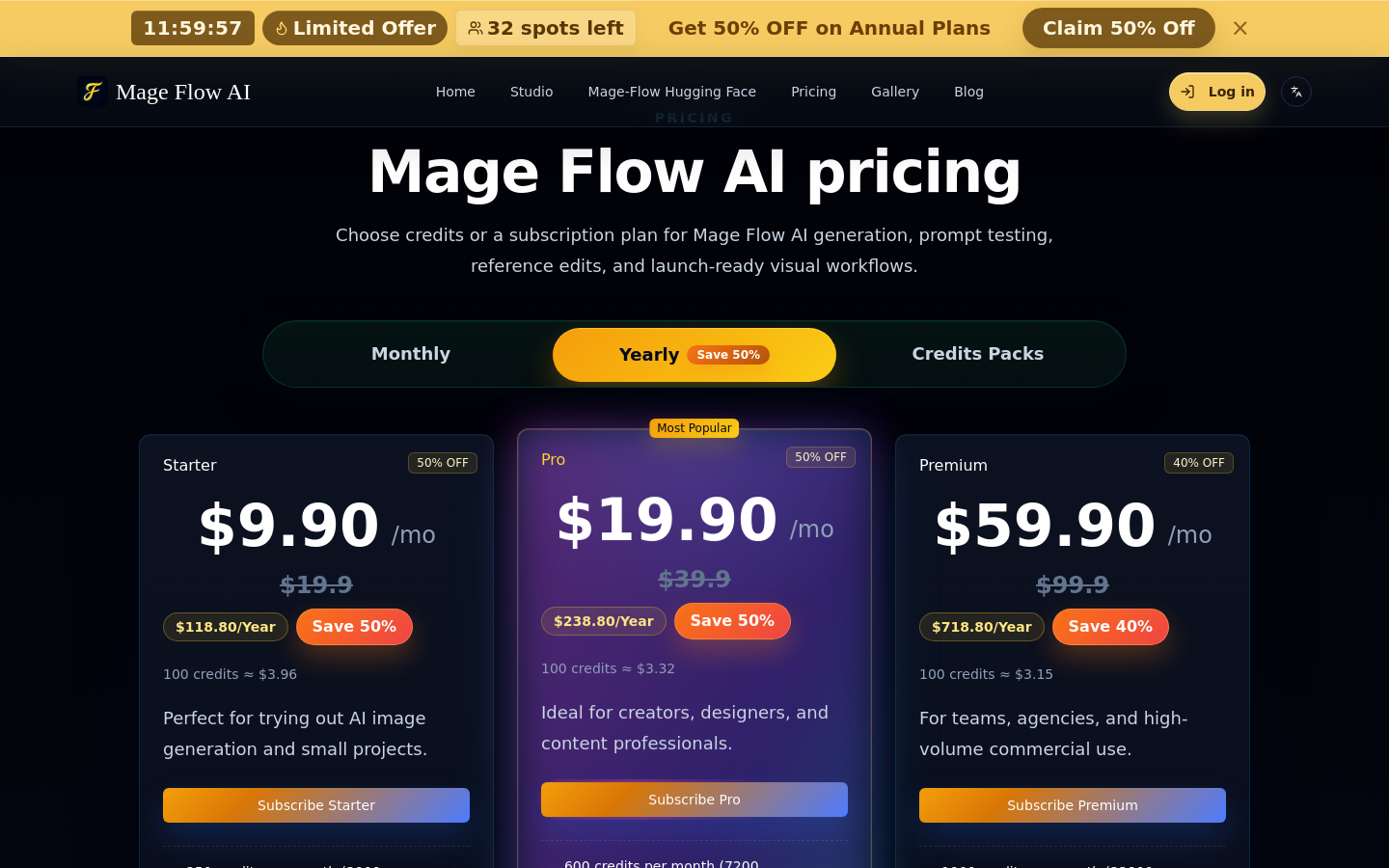 Pricing