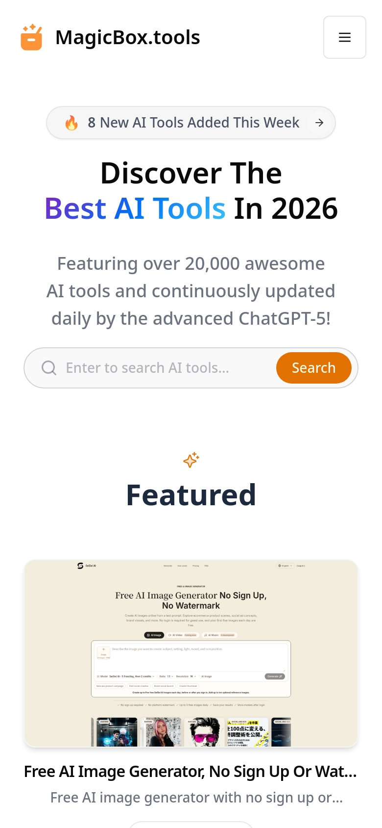 Homepage / Lander